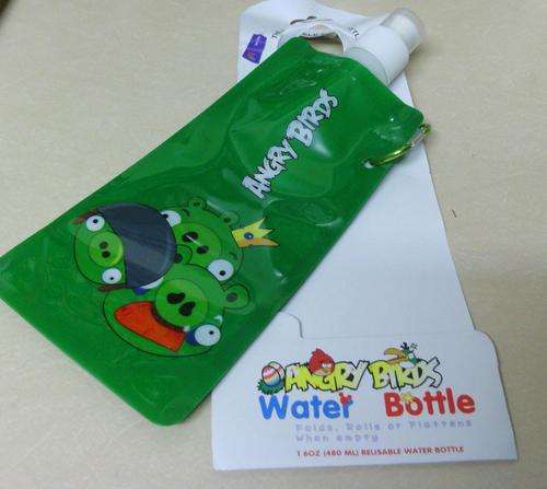 ANGRY BIRDS VAPUR BOTTLE (FOLD, ROLLS OR FLATTENS WHEN EMPTY)