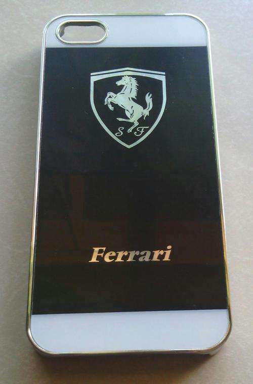 I PHONE 5 COVER BLACK FERRARI