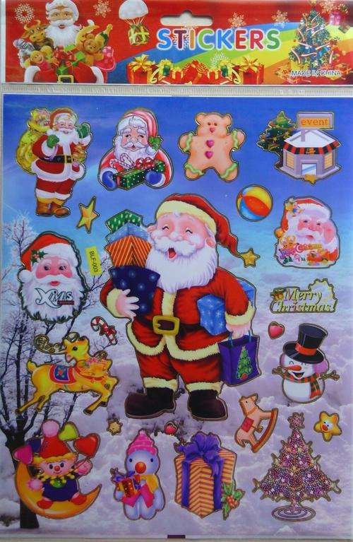 MERRY CHRISTMAS STICKERS