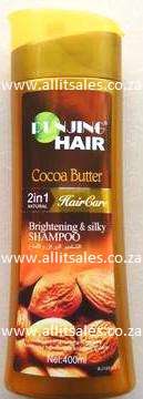 SHAMPOO COCOA BUTTER BRIGHTENING AND SILKY 400ml 2in1