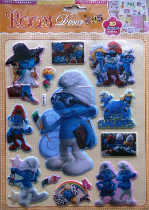 SMURFS 3D STICKER