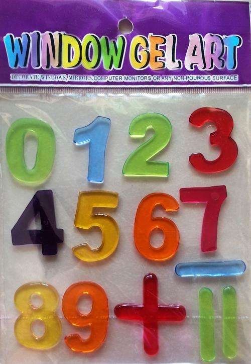 WINDOW GEL ART NUMBERS