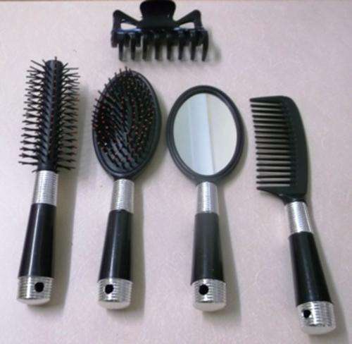 HAIR BRUSH SET BLACK