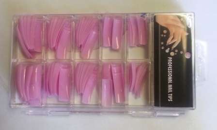 NAIL TIPS LIGHT PINK 100 TIPS