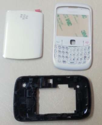 BLACKBERRY 8520 REPLACEMENT HOUSING WHITE