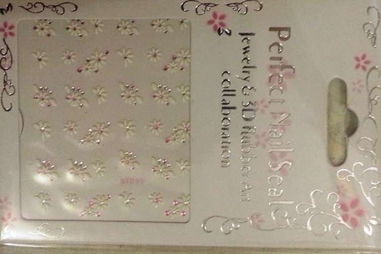 NAIL STICKERS 3D - FLOWERS