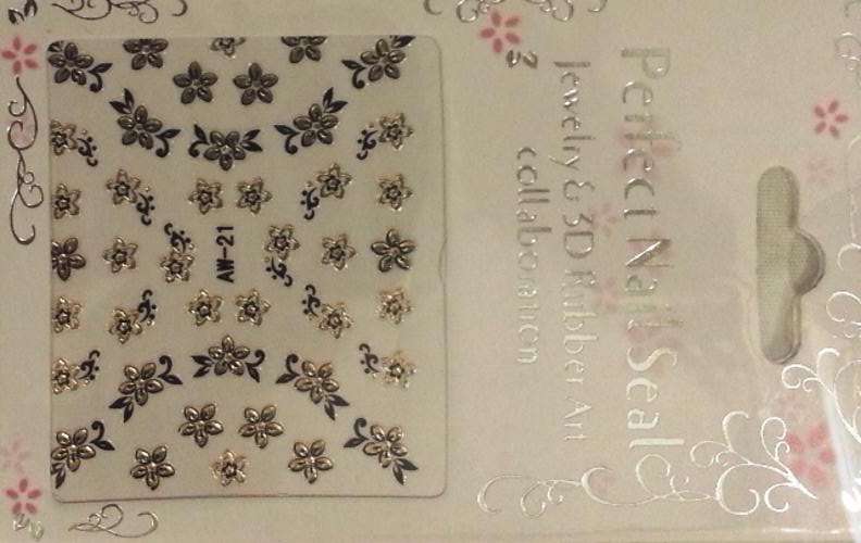 NAIL STICKERS 3D FLOWERS