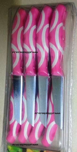 KITCHEN KNIVES - PINK 12pcs