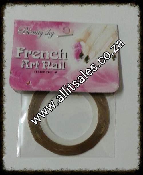 FRENCH ART NAIL - GOLD