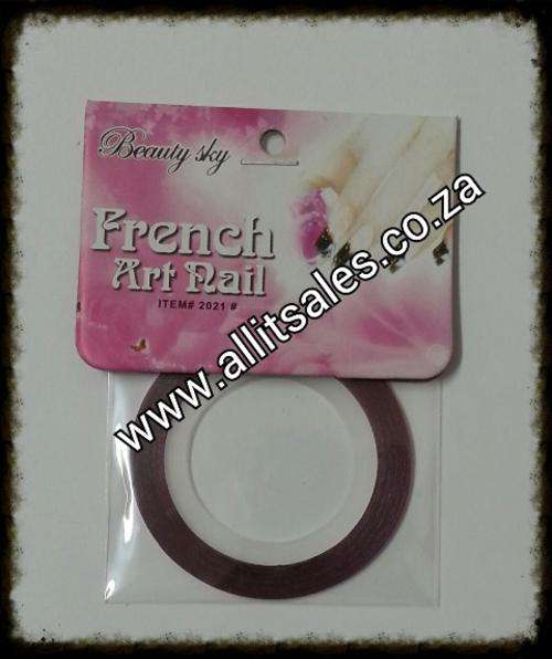 FRENCH ART NAIL - RED