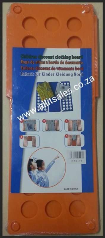 LAUNDRY FOLDER - CHILDREN CLOTHING BOARD - ORANGE