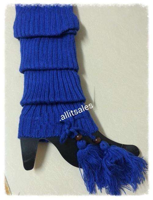 FASHION LEG SOCKS - BLUE