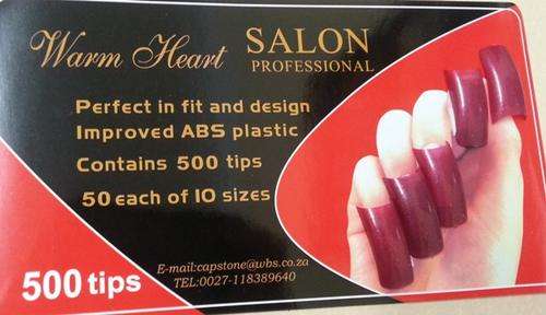NAIL TIPS PURPLE 500 TIPS