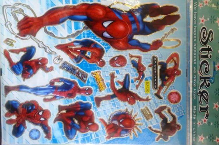 SPIDERMAN STICKERS