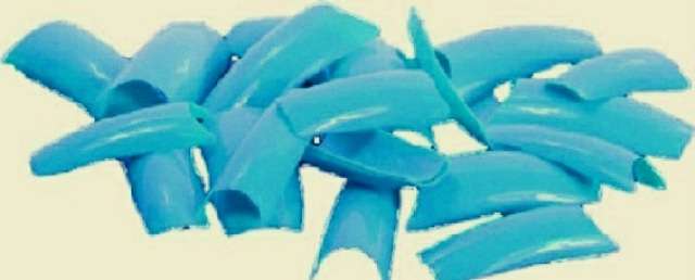 NAIL TIPS BLUE - 100 TIPS