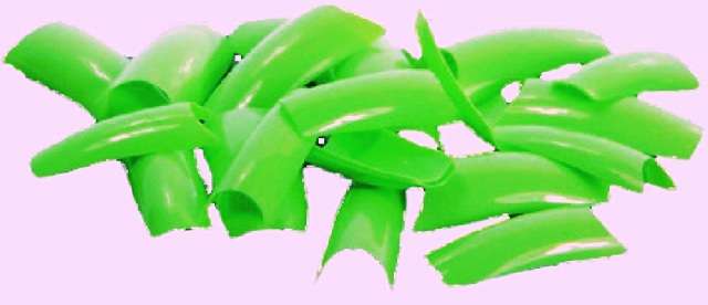 NAIL TIPS GREEN - 100 TIPS
