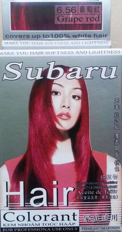 HAIR COLOR - GRAPE RED