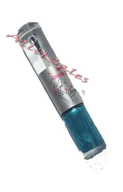 NAIL POLISH 2 IN 1 - METALLIC BLUE PLUS TOP COAT
