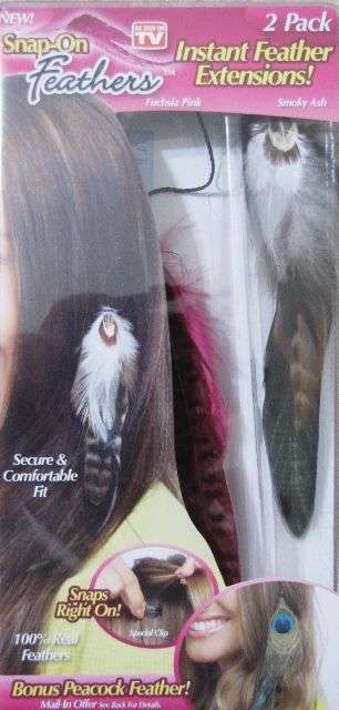 Snap On Feathers