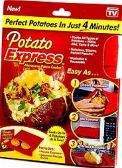 POTATO EXPRESS MICROWAVE POTATO COOKER