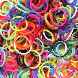 Colorful Loom Bands 300's Including Loom Hook & S-Clips
