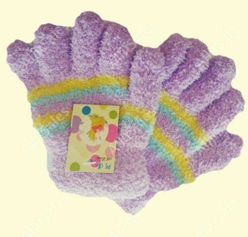 WINTER KIDS HAND GLOVES - LIGHT PURPLE