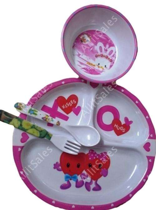 BABY FEEDING SET PINK