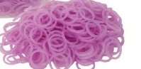 Glow In The Dark Loom Bands Purple 200's Including Loom Hook & S-Clips
