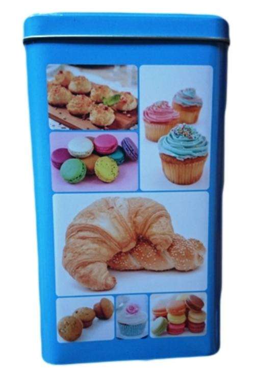 KITCHEN STORAGE TIN BLUE