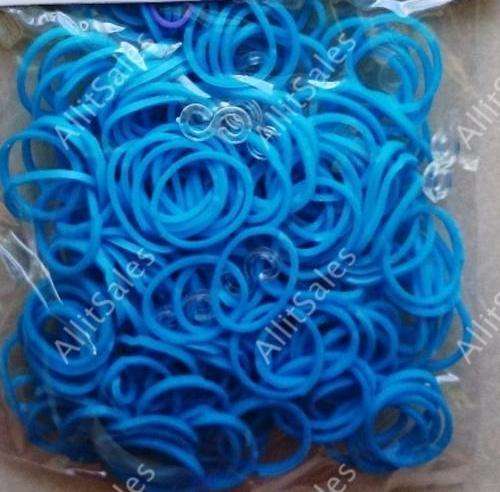 Loom Bands Light Blue 300's Including Loom Hook & S-Clips