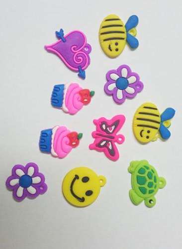 Colorful Loom Band Charms 10 piece