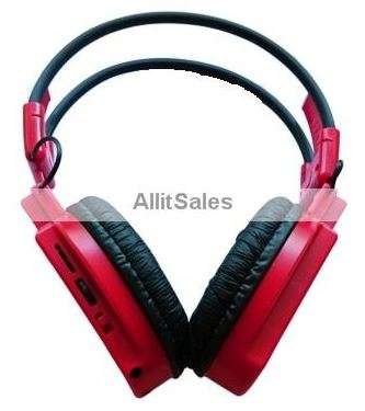 MP3 PLAYER - DIGITAL HEADPHONE - RED