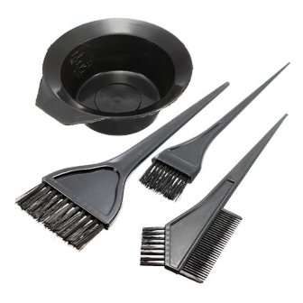 4 Piece Hair Coloring Set