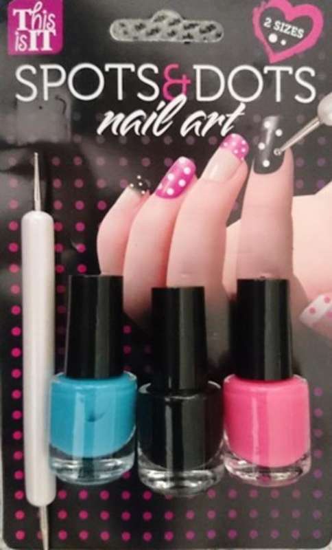 Spots & Dots Nail Art 3 Piece