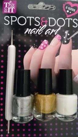 Spots & Dots Nail Art 3 Piece