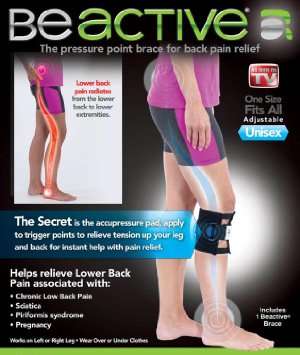 BeActive Pressure Point Wrap For Back Pain Relief