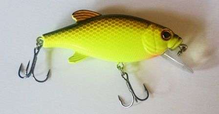 Fishing Lure Brown/Yellow