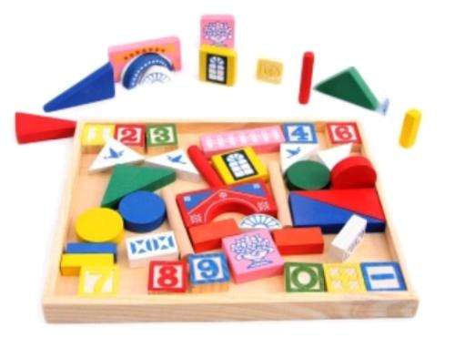 Digit Shape Building Blocks