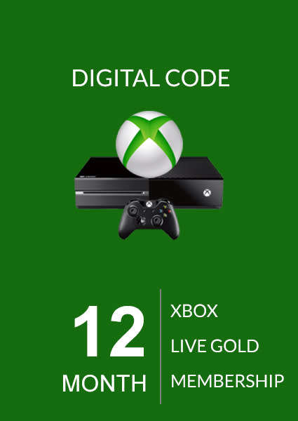 12-Months Xbox Live Gold Membership - Digital Licensed Code for Xbox Gamers (SPECIAL OFFER)