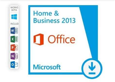 Microsoft Office Home and Business 2013 Licensed for 1 PCLaptop - Retail FPP Digital Product