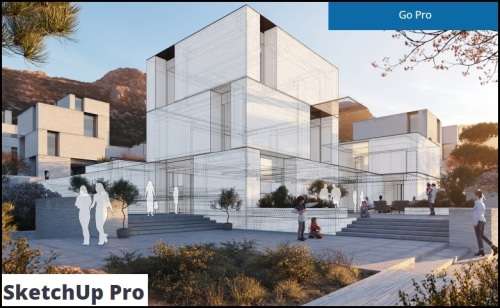 SketchUp Professional 2020 Full Lifetime Version Licensed for 1 Windows 10 PC or Laptop