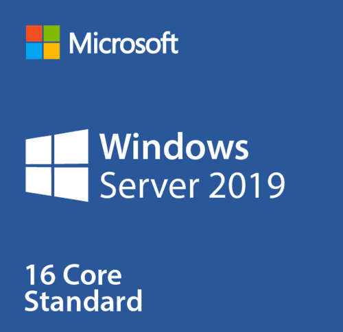 Microsoft Windows Server Standard 2019 Retail FPP 16-Core 64-Bit Licensed for 1 Device - Promotion