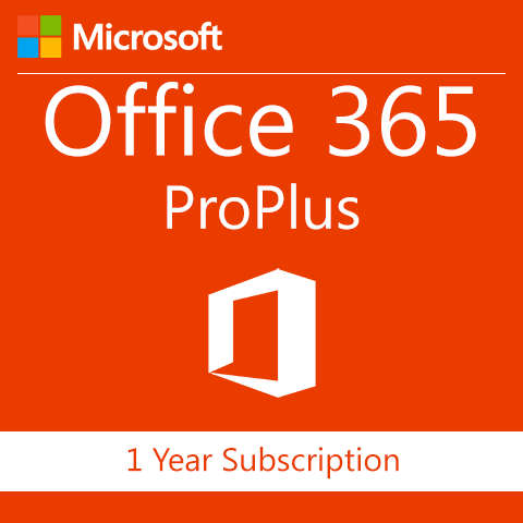 Microsoft Office 365 Pro Plus Account Licensed for 5 PCMAC or Smartphones - 5 TB One Drive 1-YEAR