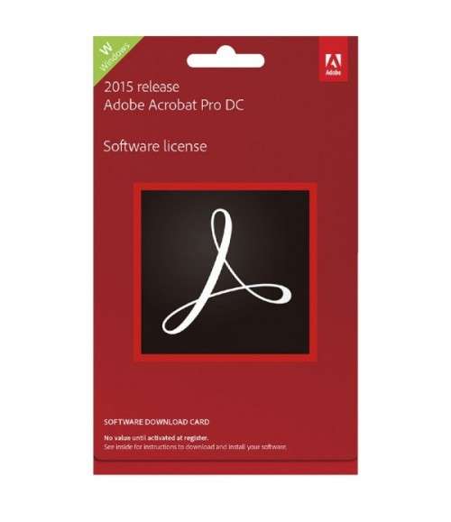 Adobe Acrobat Pro DC 2015 Licensed for 1 Windows Desktop PC or Laptop Only - Promotion