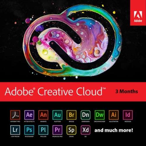 Adobe Creative Cloud All Applications 2021 Full Commercial Version Licensed for 3MONTHS SUBSCRIPTION