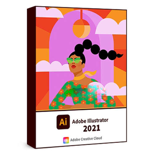 Adobe Illustrator 2021 CC Full Commercial Version 1-Year Subscription for PC or MAC