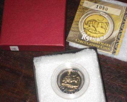 WOW! 2005 Oom Paul R5 Mint Mark Coin