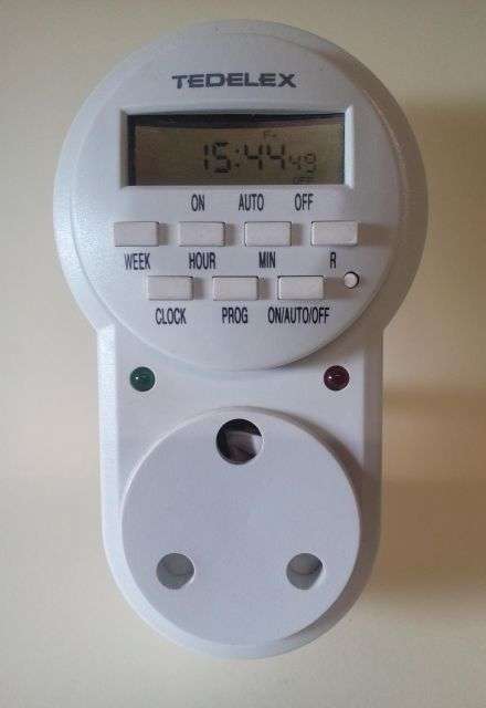 Tedelex Weekly Digital Socket Timer