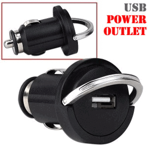 Mini USB Cigarette Socket Adaptor (white)
