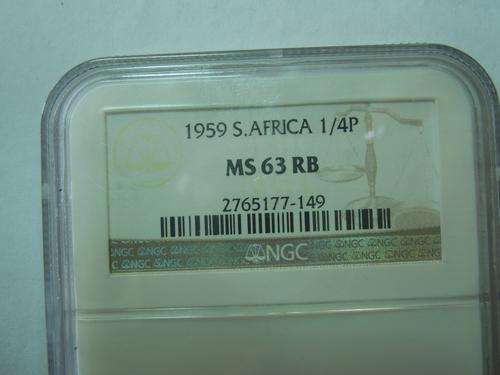 1959 MS 63RB 1/4p